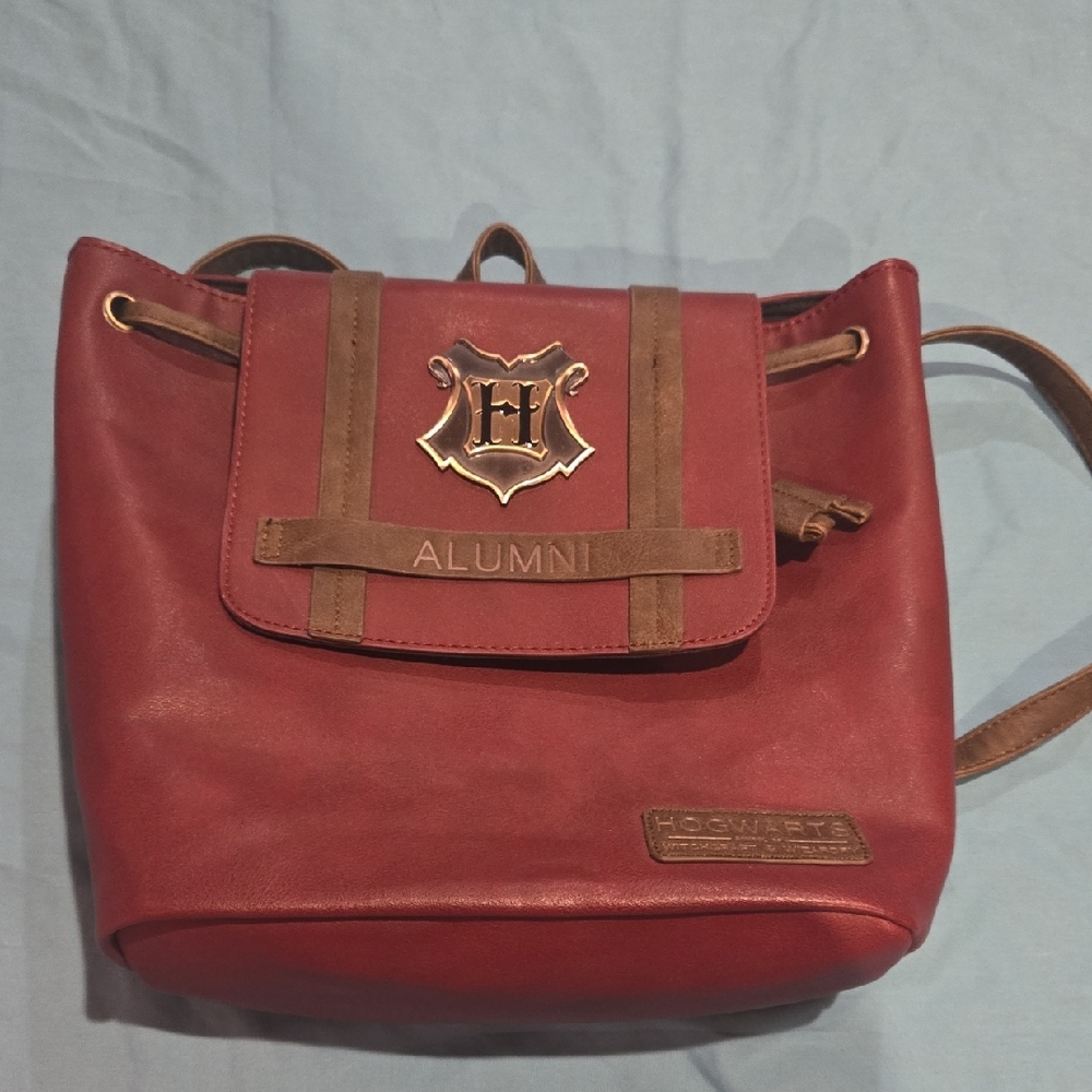 Harry Potter Red Hogwarts Alumni Backpack Cinch Bag